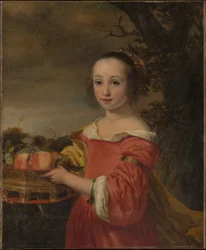 Petronella Elias (1648-1667) avec un panier de fruits
